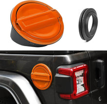 For 2018+ Jeep Wrangler JL Gas Tank Cap Aluminum Fuel Filler Door Cover RT-TCZ