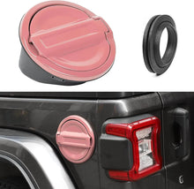 For 2018+ Jeep Wrangler JL Gas Tank Cap Aluminum Fuel Filler Door Cover RT-TCZ