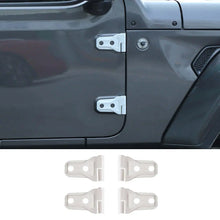 For 2018+ Jeep Wrangler JL Gladiator JT 2 Door Exterior Decoration Door Hinge Cover Trim RT-TCZ