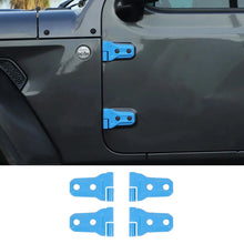 For 2018+ Jeep Wrangler JL Gladiator JT 2 Door Exterior Decoration Door Hinge Cover Trim RT-TCZ