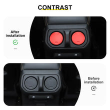 For 2018+ Jeep Wrangler JL / Gladiator JT 2 x Armrest Box Rear Air Vent Trim Aluminum Alloy RT-TCZ