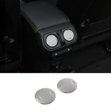 For 2018+ Jeep Wrangler JL / Gladiator JT 2 x Armrest Box Rear Air Vent Trim Aluminum Alloy RT-TCZ