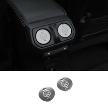 For 2018+ Jeep Wrangler JL / Gladiator JT 2 x Armrest Box Rear Air Vent Trim Aluminum Alloy RT-TCZ
