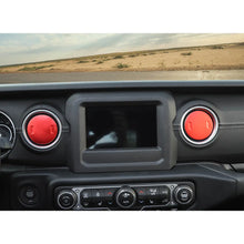 For 2018+ Jeep Wrangler JL / Gladiator JT 4 x Dashboard Air Conditioning Vent Trim Cover Aluminium Alloy RT-TCZ