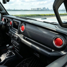 For 2018+ Jeep Wrangler JL / Gladiator JT 4 x Dashboard Air Conditioning Vent Trim Cover Aluminium Alloy RT-TCZ