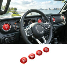 For 2018+ Jeep Wrangler JL / Gladiator JT 4 x Dashboard Air Conditioning Vent Trim Cover Aluminium Alloy RT-TCZ