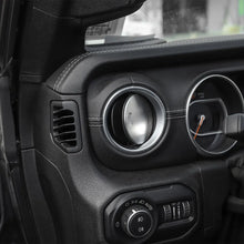 For 2018+ Jeep Wrangler JL / Gladiator JT 4 x Dashboard Air Conditioning Vent Trim Cover Aluminium Alloy RT-TCZ