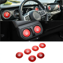 For 2018+ Jeep Wrangler JL / Gladiator JT 6 x Dashboard & Armrest Box Air Condition Vent Cover Trim RT-TCZ