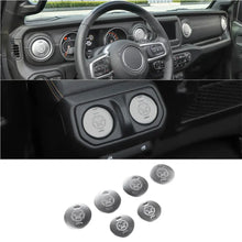 For 2018+ Jeep Wrangler JL / Gladiator JT 6 x Dashboard & Armrest Box Air Condition Vent Cover Trim RT-TCZ