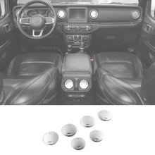 For 2018+ Jeep Wrangler JL Gladiator JT Dashboard & Armrest Box Air Condition Vent Cover Trim RT-TCZ