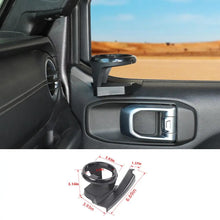 For 2018+ Jeep Wrangler JL/Gladiator JT Front Door Water Cup Bracket Holder Right & Left Side RT-TCZ