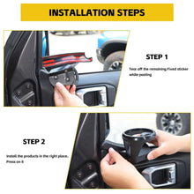 For 2018+ Jeep Wrangler JL/Gladiator JT Front Door Water Cup Bracket Holder Right & Left Side RT-TCZ