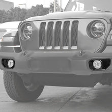 For 2018+ Jeep Wrangler JL/Gladiator JT Front Fog Lamp Light Trim Bezels C-Style RT-TCZ