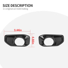 For 2018+ Jeep Wrangler JL/Gladiator JT Front Fog Lamp Light Trim Bezels C-Style RT-TCZ