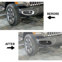 For 2018+ Jeep Wrangler JL/Gladiator JT Front Fog Lamp Light Trim Bezels RT-TCZ