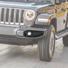 For 2018+ Jeep Wrangler JL/Gladiator JT Front Fog Lamp Light Trim Bezels RT-TCZ