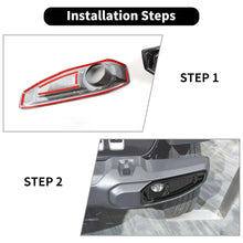 For 2018+ Jeep Wrangler JL/Gladiator JT Front Fog Lamp Light Trim Bezels RT-TCZ