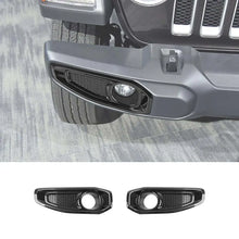 For 2018+ Jeep Wrangler JL/Gladiator JT Front Fog Lamp Light Trim Bezels RT-TCZ