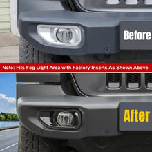 For 2018+ Jeep Wrangler JL/Gladiator JT Front Fog Lamp Light Trim Bezels RT-TCZ