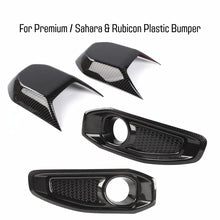 For 2018+ Jeep Wrangler JL/Gladiator JT Front Fog Light & Front Bumper Fog Light Trim Bezels RT-TCZ