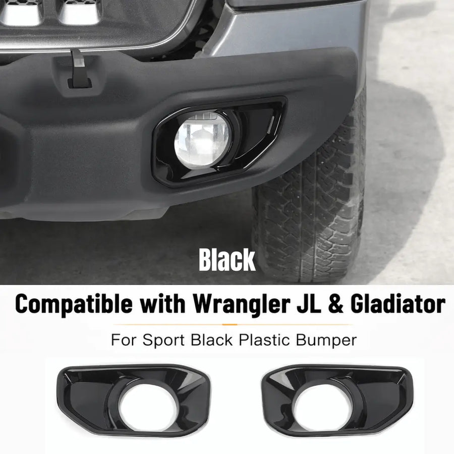 RT-TCZ Front Fog Lamp Light Cover Trim & Front Bumper Fog Light