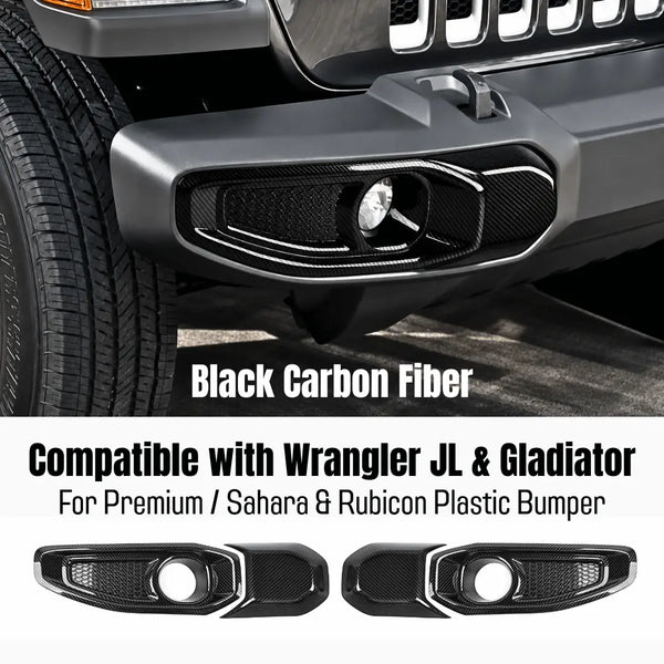 RT-TCZ Front Fog Lamp Light Cover Trim & Front Bumper Fog Light