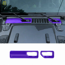 For 2018+ Jeep Wrangler JL Gladiator JT Front Windshield Wiper Base Trim Cover - Hood Accent RT-TCZ