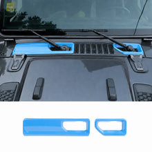For 2018+ Jeep Wrangler JL Gladiator JT Front Windshield Wiper Base Trim Cover - Hood Accent RT-TCZ