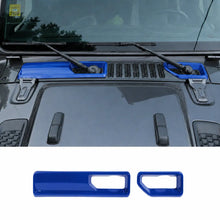 For 2018+ Jeep Wrangler JL Gladiator JT Front Windshield Wiper Base Trim Cover - Hood Accent RT-TCZ