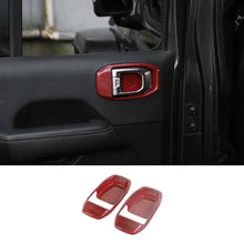 For 2018+ Jeep Wrangler JL/ Gladiator JT Interior Rear Door Handle Bowl Cover Trim 4-Door RT-TCZ