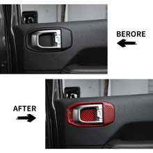 For 2018+ Jeep Wrangler JL/ Gladiator JT Interior Rear Door Handle Bowl Cover Trim 4-Door RT-TCZ