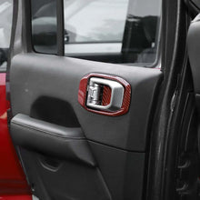 For 2018+ Jeep Wrangler JL/ Gladiator JT Interior Rear Door Handle Bowl Cover Trim 4-Door RT-TCZ