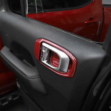 For 2018+ Jeep Wrangler JL/ Gladiator JT Interior Rear Door Handle Bowl Cover Trim 4-Door RT-TCZ