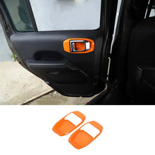 For 2018+ Jeep Wrangler JL/ Gladiator JT Interior Rear Door Handle Bowl Cover Trim 4-Door RT-TCZ