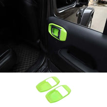 For 2018+ Jeep Wrangler JL/ Gladiator JT Interior Rear Door Handle Bowl Cover Trim 4-Door RT-TCZ