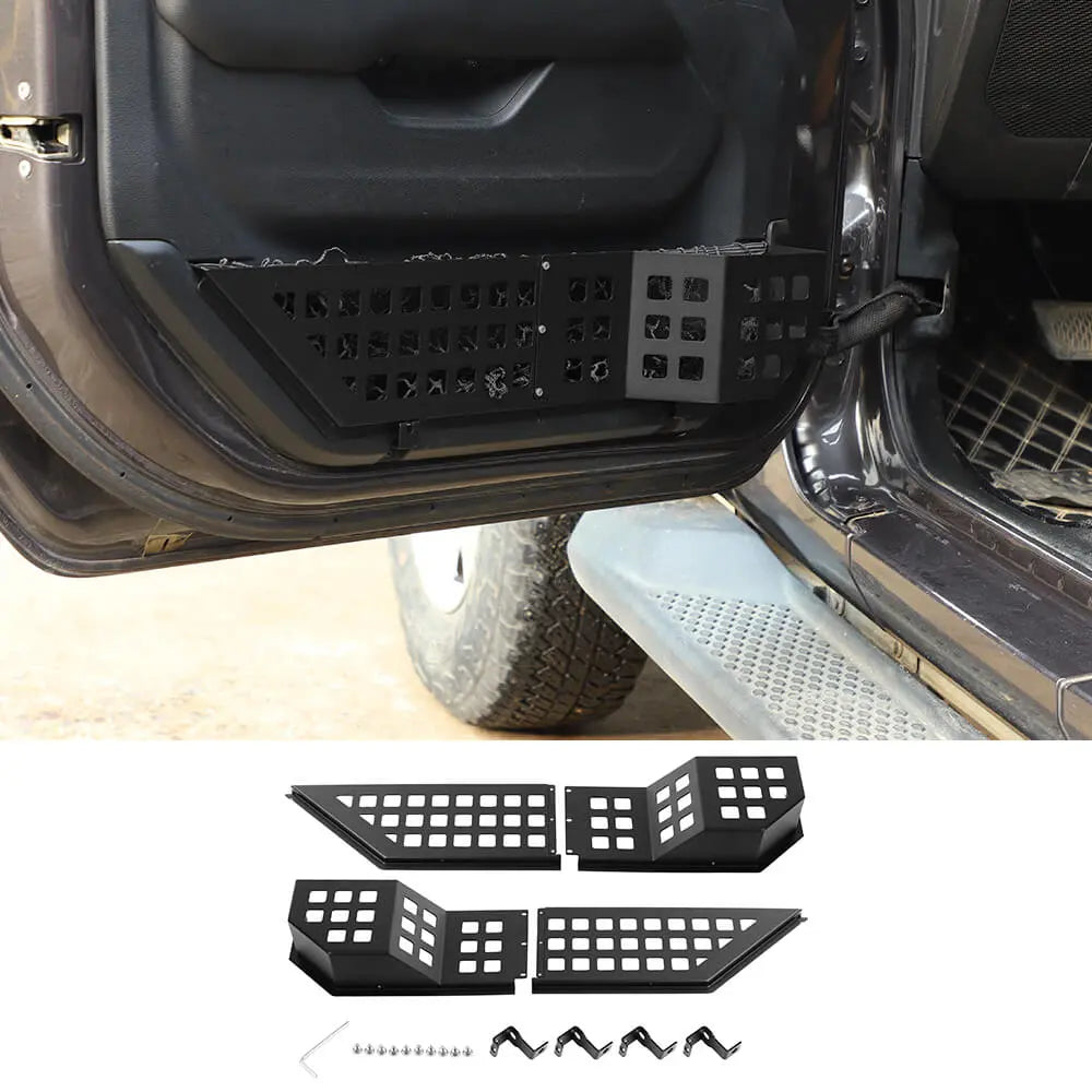 Front Door Net Replacement Full-Length Door Map Pockets Metal