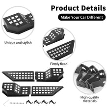 For 2018+ Jeep Wrangler JL/Gladiator JT Metal Front Door Net Mount Pockets Storage Box Organizer Black RT-TCZ