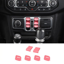 For 2018+ Jeep Wrangler JL/Gladiator JT Window Switch Button Cover & Window Lift Switch Button Trim RT-TCZ