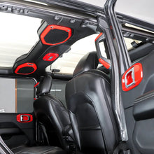 For 2018+ Jeep Wrangler JL Interior Car Door & A-pillar Horn Trim Cover Kit (21 pcs) RT-TCZ