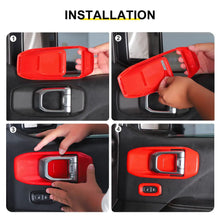 For 2018+ Jeep Wrangler JL Interior Car Door & A-pillar Horn Trim Cover Kit (21 pcs) RT-TCZ