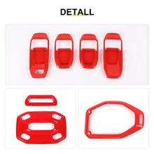 For 2018+ Jeep Wrangler JL Interior Car Door & A-pillar Horn Trim Cover Kit (21 pcs) RT-TCZ
