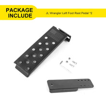 For 2018+ Jeep Wrangler JL Interior  Left Foot Rest Dead Pedal Pegs Panel Accessories RT-TCZ