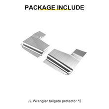 For 2018+ Jeep Wrangler JL Interior Rear Trunk Tail Box Guard Protect Trim Cover (2 pcs) RT-TCZ