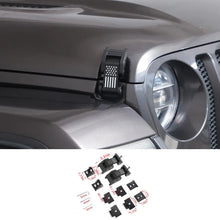For 2018+ Jeep Wrangler JL JK Gladiator JT Hood Latch Catch Buckle USA Flag RT-TCZ