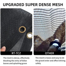 For 2018+ Jeep Wrangler JL JLU 2 Door Mesh Shade Top Cover UV Protection Polyester Durable Sun Shade Long Size RT-TCZ