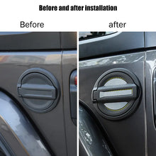 For 2018+ Jeep Wrangler JL JLU 3X Fuel Tank Cap Decor Cover Trim Aluminum RT-TCZ