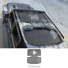 For 2018+ Jeep Wrangler JL JLU 4 Door Sunshade Top Mesh Cover UV Blocker Bikini Screen RT-TCZ