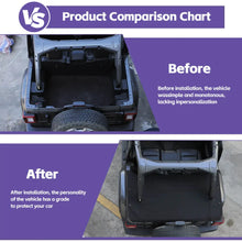 For 2018+ Jeep Wrangler JL JLU 4-door  Rear Cargo Cover Privacy Shade Trunk Luggage Cover Waterproof Oxford RT-TCZ
