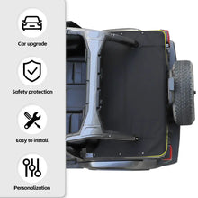 For 2018+ Jeep Wrangler JL JLU 4-door  Rear Cargo Cover Privacy Shade Trunk Luggage Cover Waterproof Oxford RT-TCZ