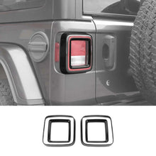 For 2018+ Jeep Wrangler JL JLU  4 x Tail Lamp Bezel Guard Cover Protector Trim (Applicable halogen lamps) RT-TCZ